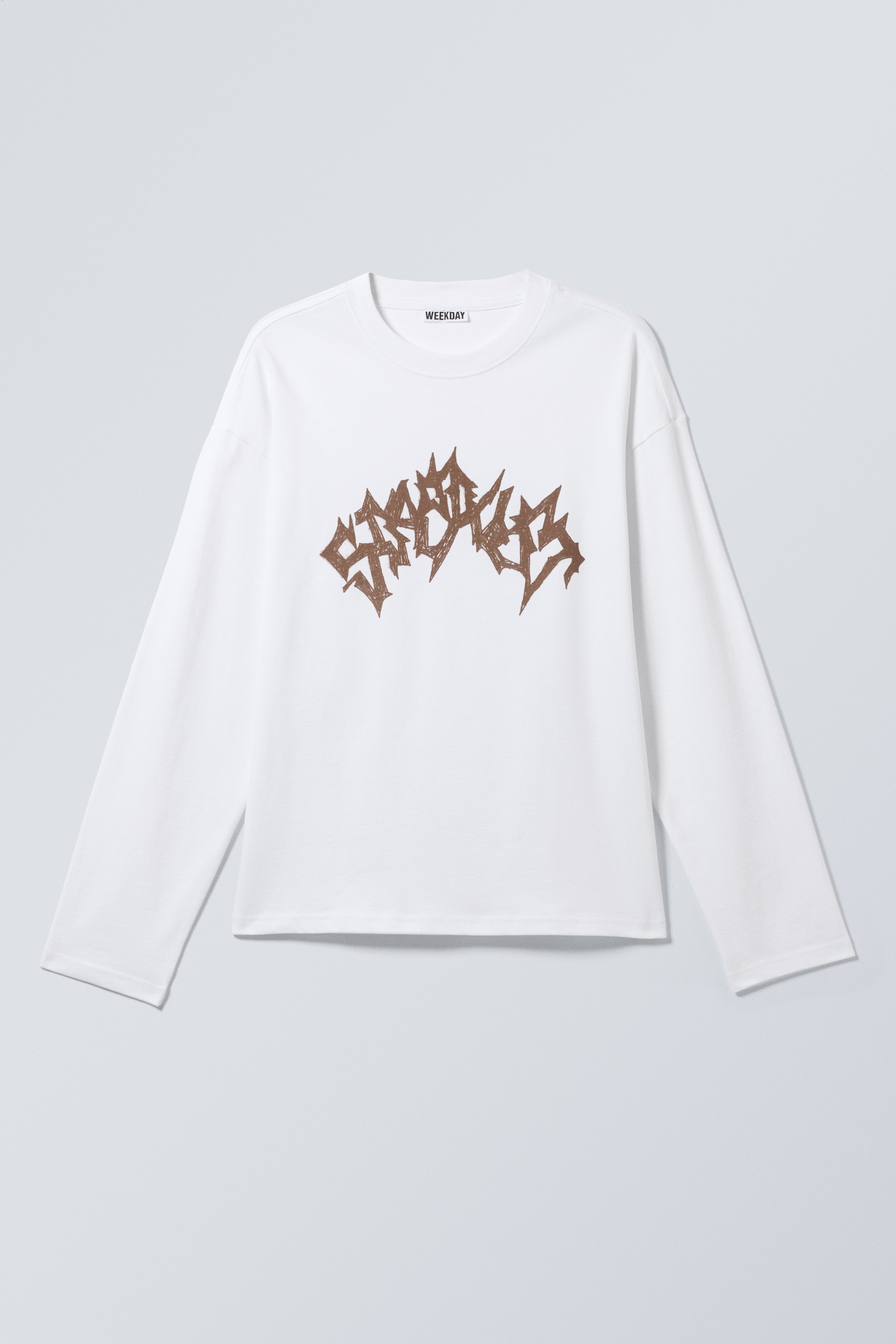 Grotere afbeelding bekijken: Great Boxy Graphic Long Sleeve T-shirt - White - Stardust - HEREN | H&M BE 1
