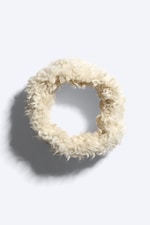 Dusty White - Faux Fur Headband - 2