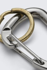 Silber/Gold - Schlüsselanhänger mit Clipverschluss - 2
