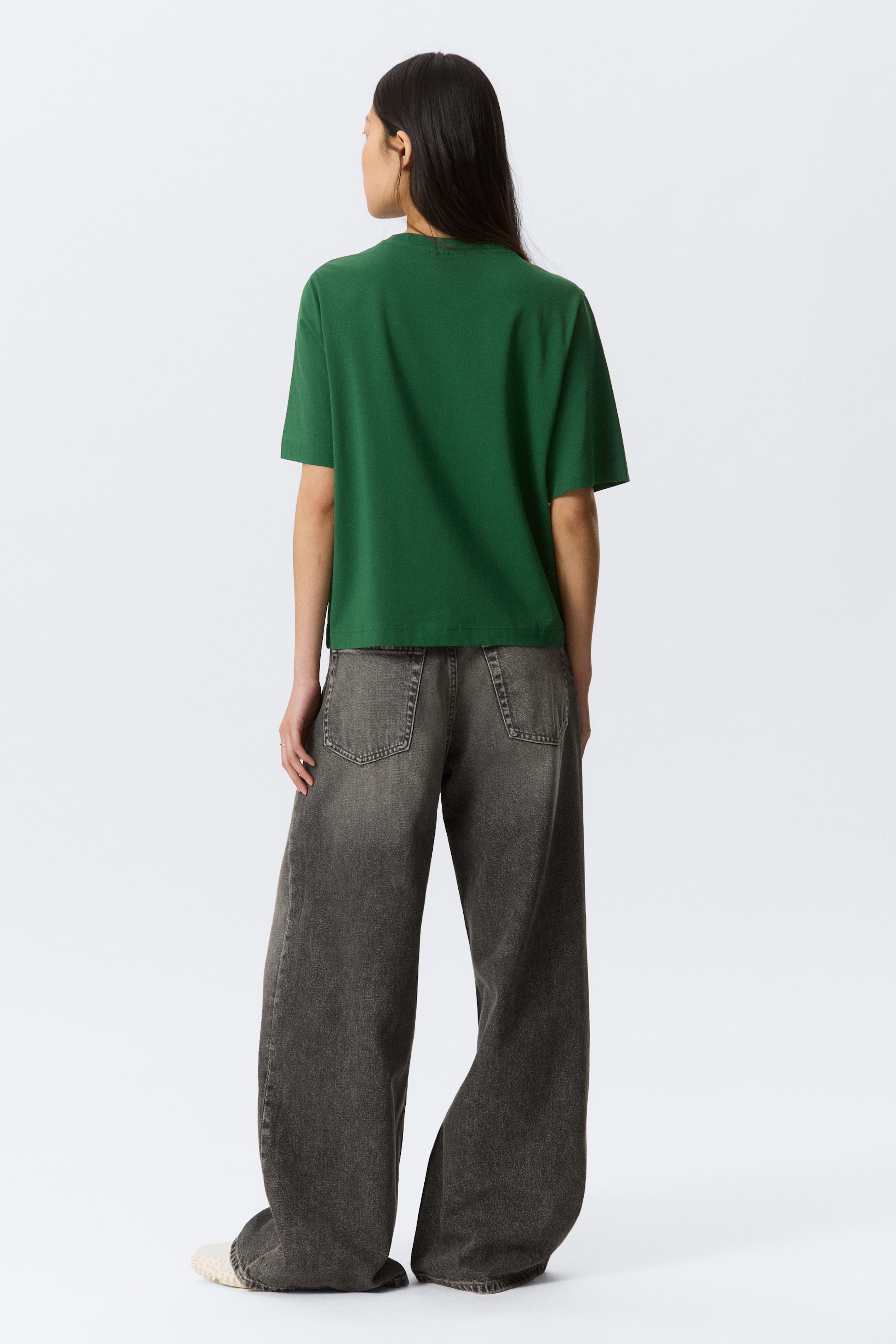 Dark Green - Perfect Boxy T-shirt - 3