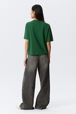 Dark Green - Perfect Boxy T-shirt - 3