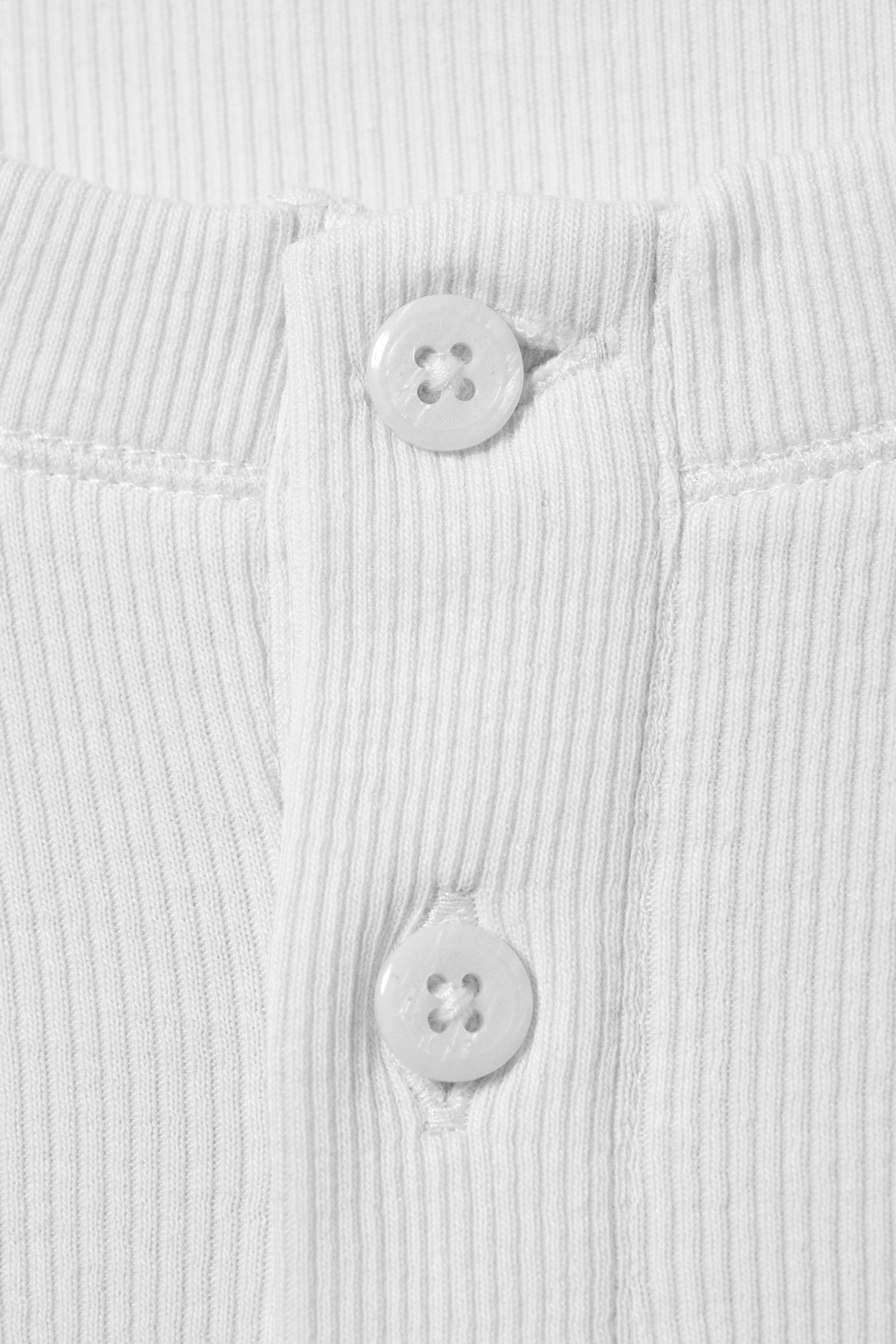 Nagyobb kép megtekintése: Hosszú ujjú Henley póló - Dusty White - FÉRFI | H&M HU 5