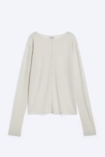 Taupe cendré clair - Pull ample confectionné en maille transparente - 0