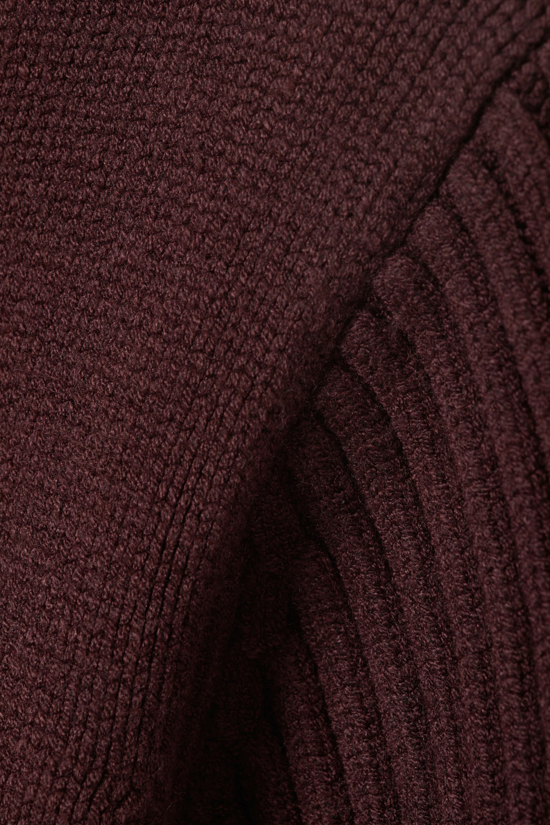 Dunkelrot - Strickjacke mit Reißverschluss Winona - 1