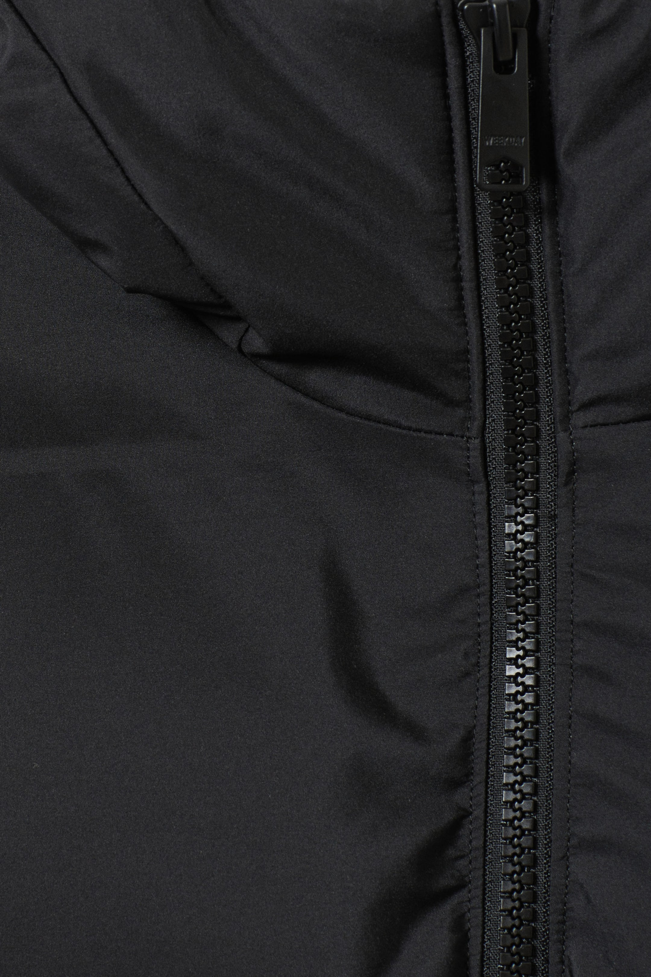 Black - Illisa Waisted Puffer Jacket - 1