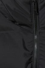 Black - Illisa Waisted Puffer Jacket - 1