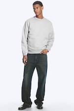 Grey Melange - Classic Sweatshirt - 1