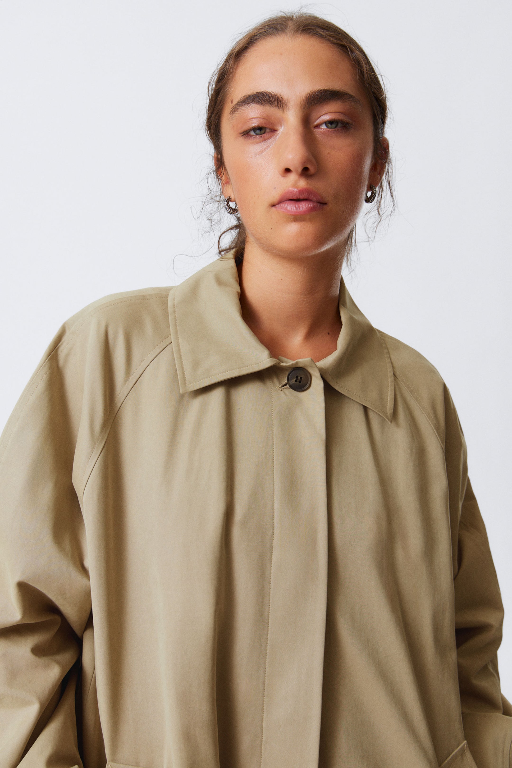 #9D9584 - Oversized single-breasted jas - 2