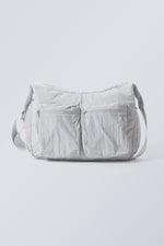 Staubiges Hellgrau - Umhängetasche - 0