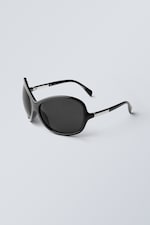 Zwart - Oversized zonnebril - 1