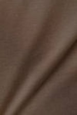 Dark Brown - Strappy Mini Slip Dress - 5