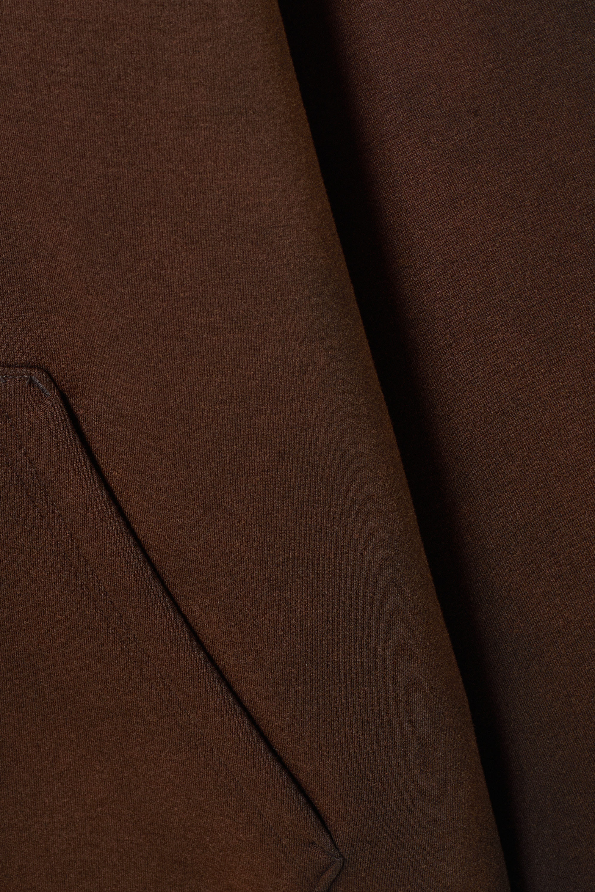 Marron foncé délavé - Sweat à capuche zippé scuba délavé Simon - 6