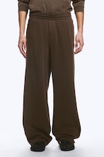 Dark Brown - Loose Sweatpants - 1