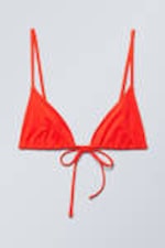 Leuchtend Orange - Triangel-Bikinioberteil - 0