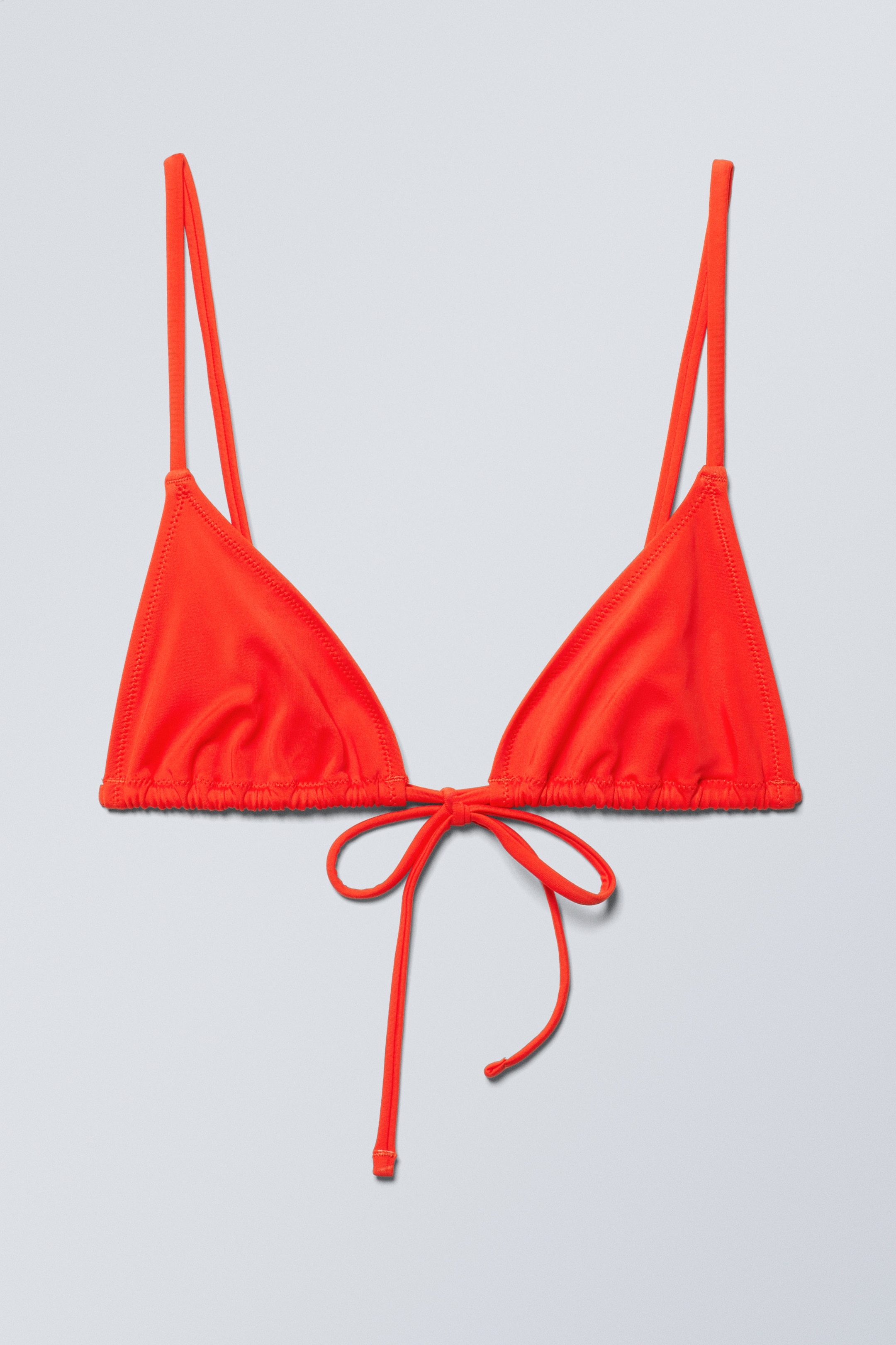 Fel oranje - Triangelbikinitop - 0