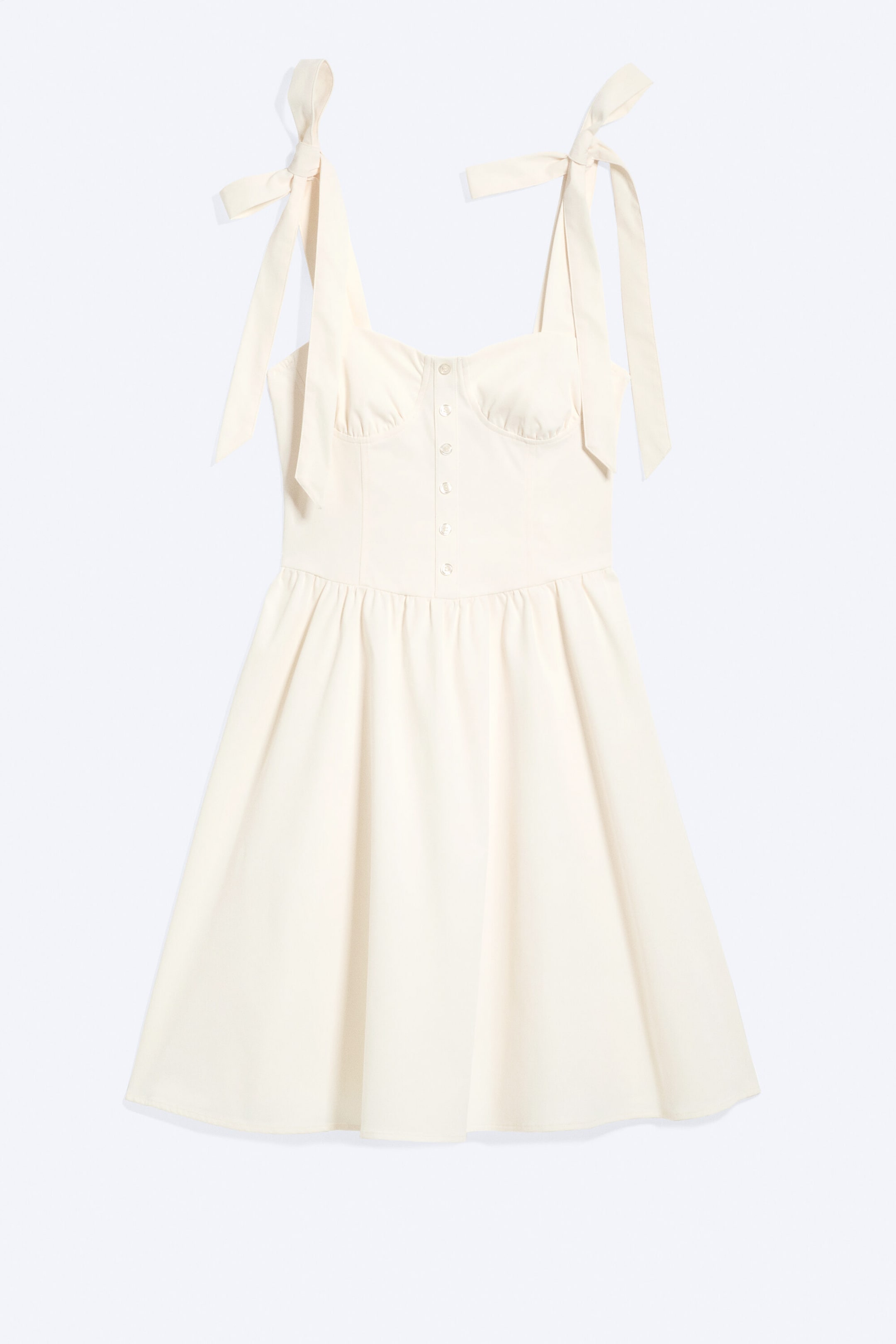 Dusty White - Corset Dress - 4