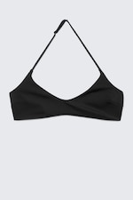 Black - Minimal Halter Bikini Top - 3
