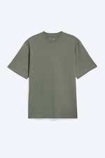 Helles, staubiges Khakigrün - Locker geschnittenes T-Shirt - 3