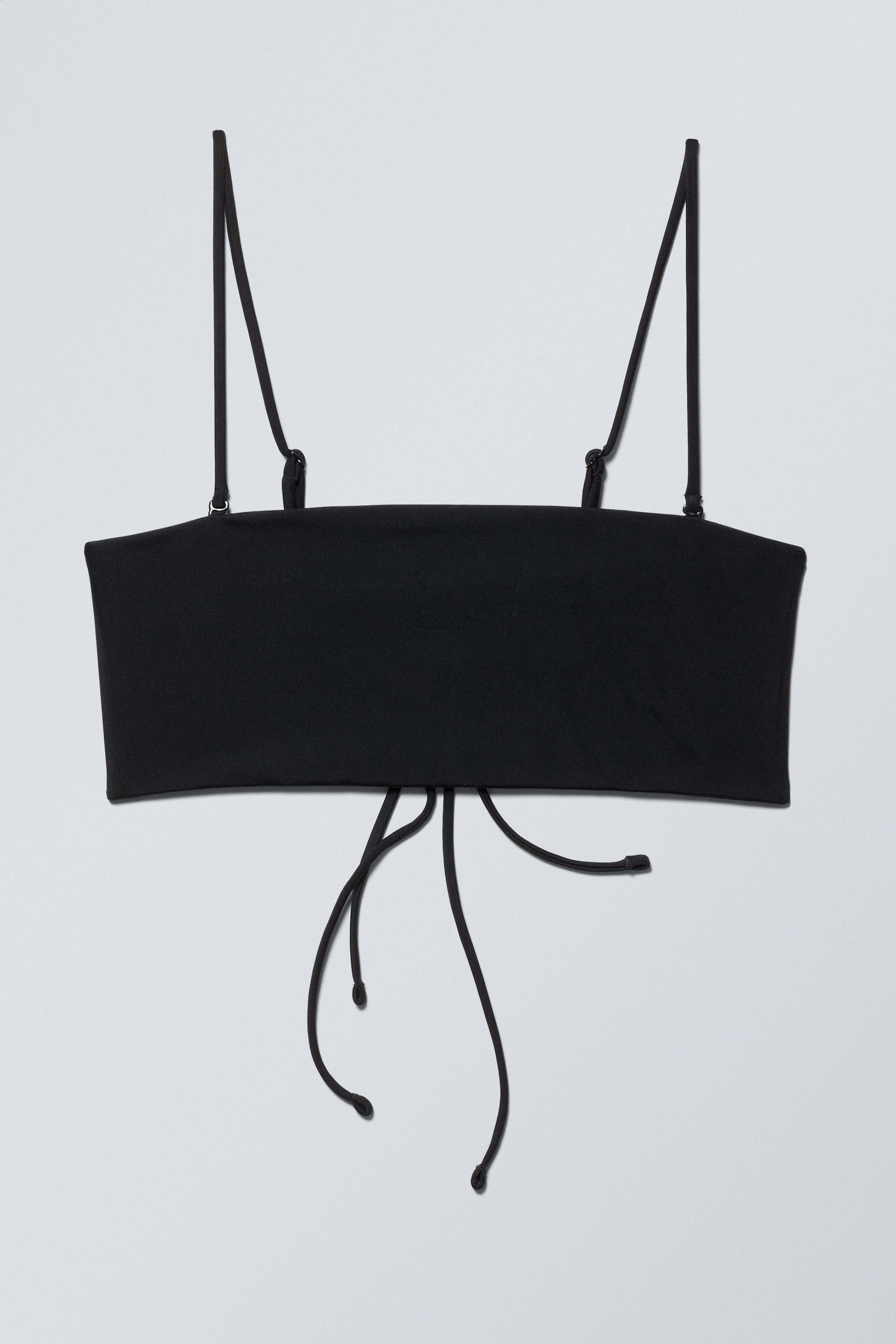 Noir - Haut de bikini bandeau - 1