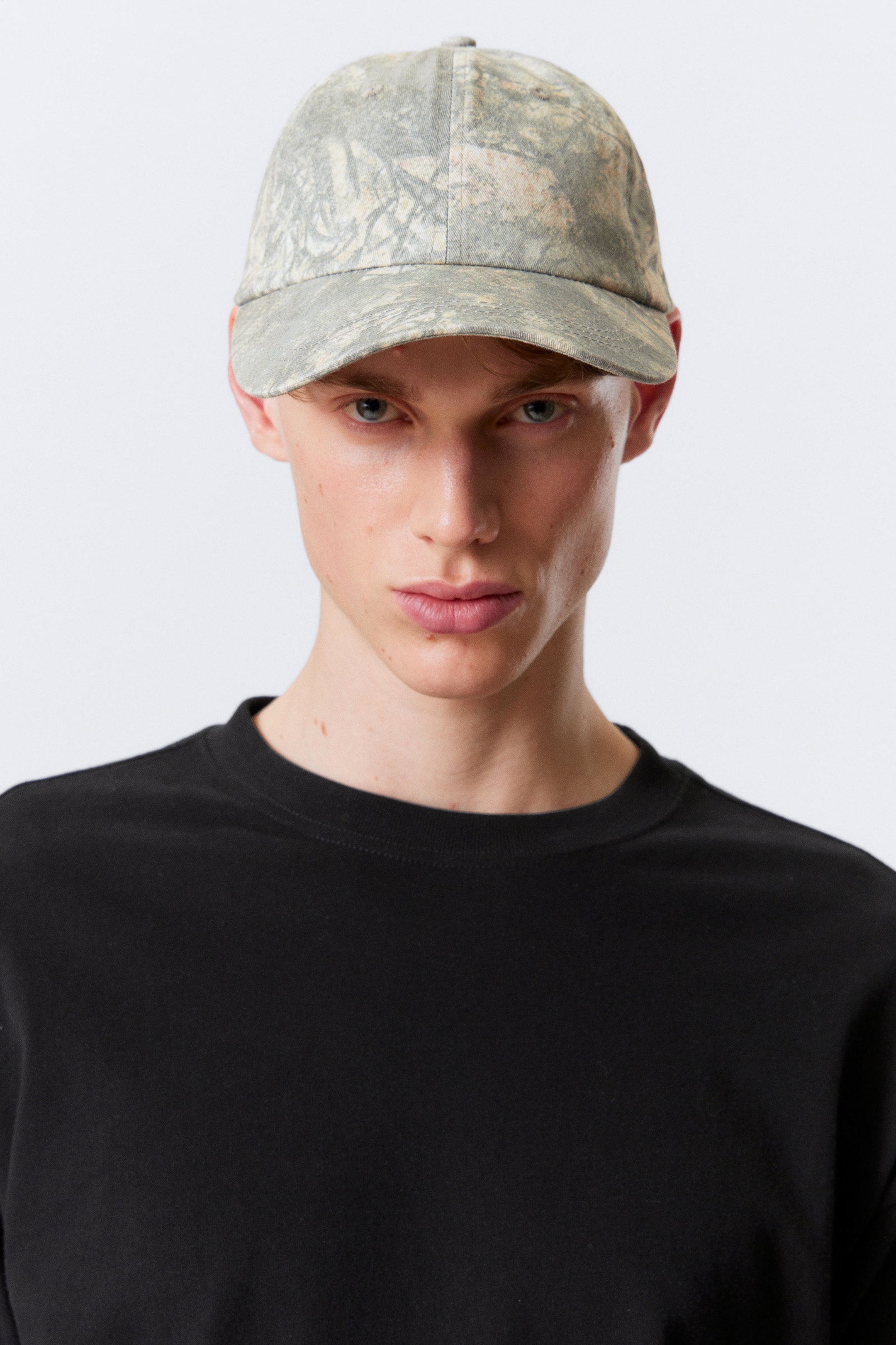 Faded Woodland - Beige - Printed Baseball Cap - 1