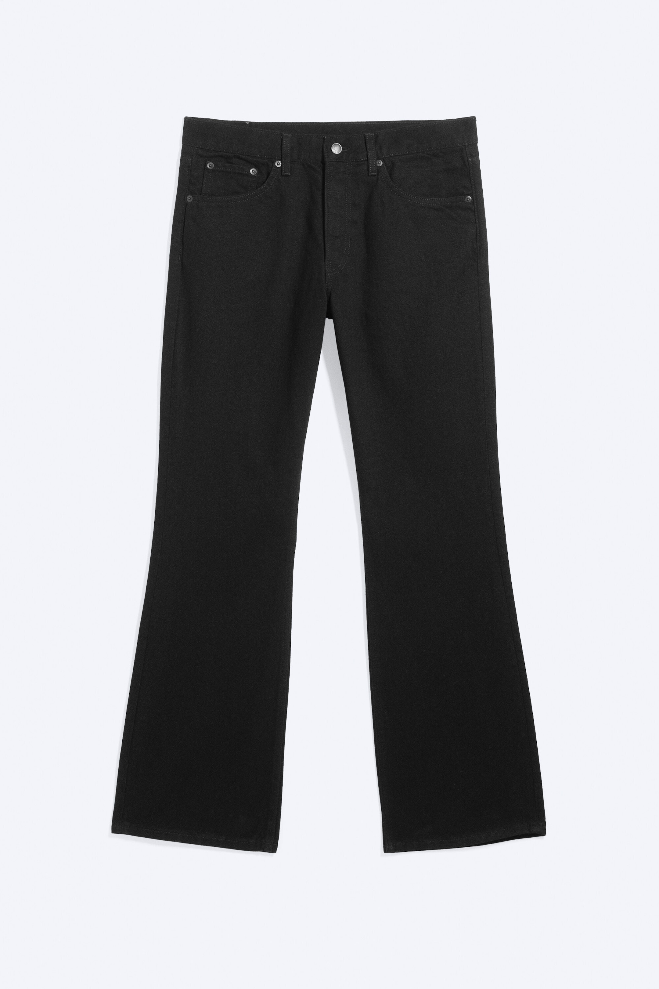 Black Rinse - Black - Mercury Mid Rise Relaxed Bootcut Leg Jeans - 5