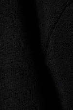 Noir - Sweat à capuche en maille décontracté - 7