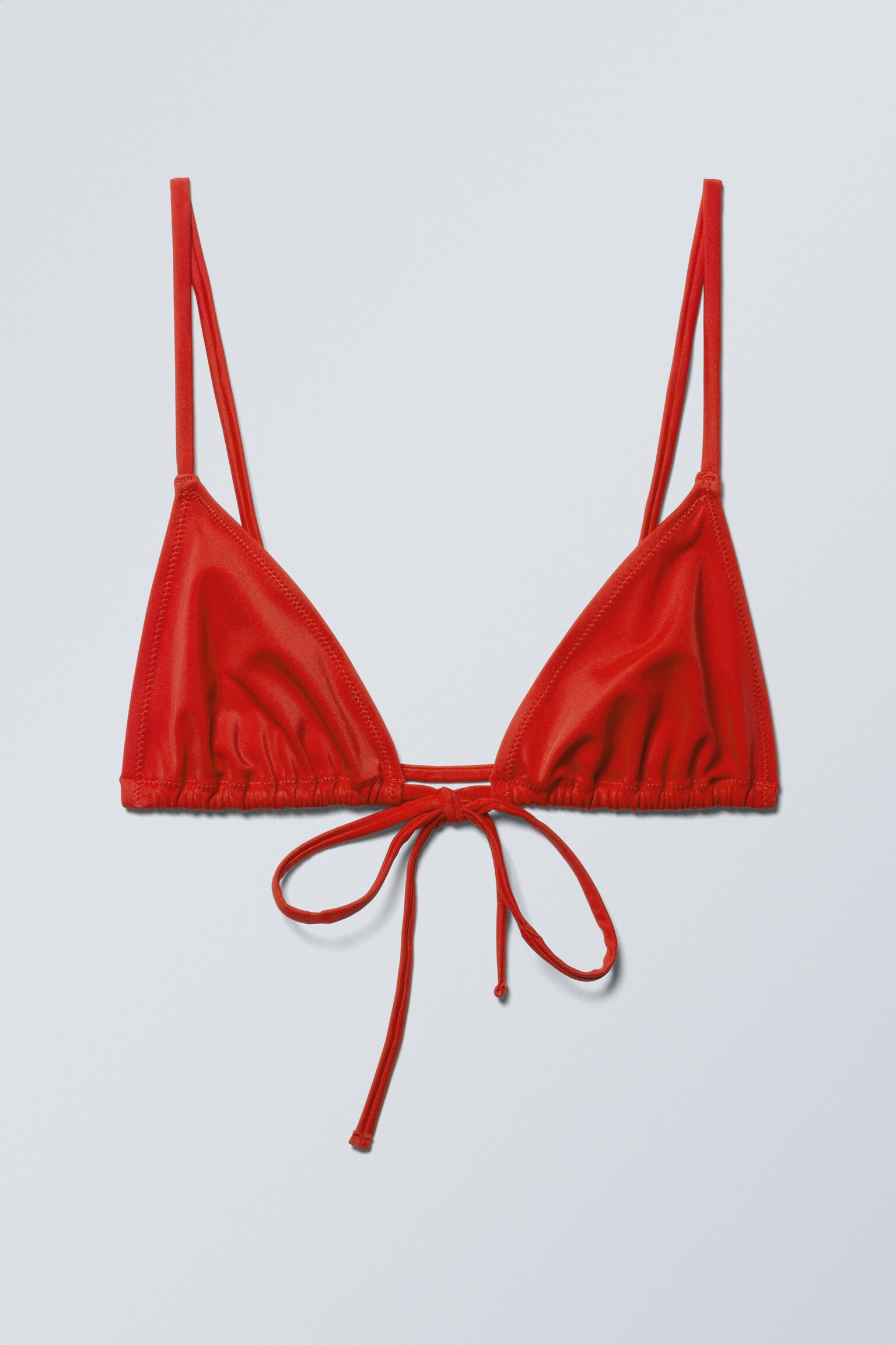 Triangle Bikini Top - Bright Red/Black/Σκούρο Καφέ/Bright Orange/Dark Blue