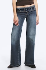 Tune Blue - Dunkelblau - Willow Low Waist Loose Flared Jeans - 1