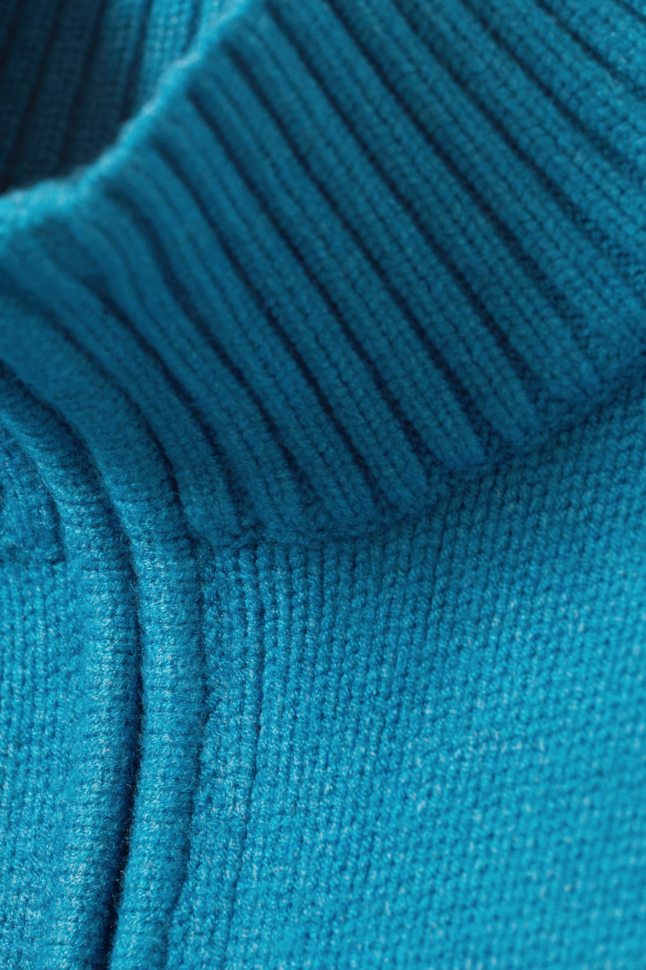 Bright Blue - Winona Zip Cardigan - 1