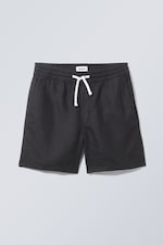 Zwart - Olsen linnen short - 0