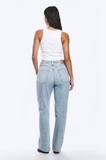 Dream Blue - Bleu clair - Jean droit standard taille haute Resolute Curve - 4