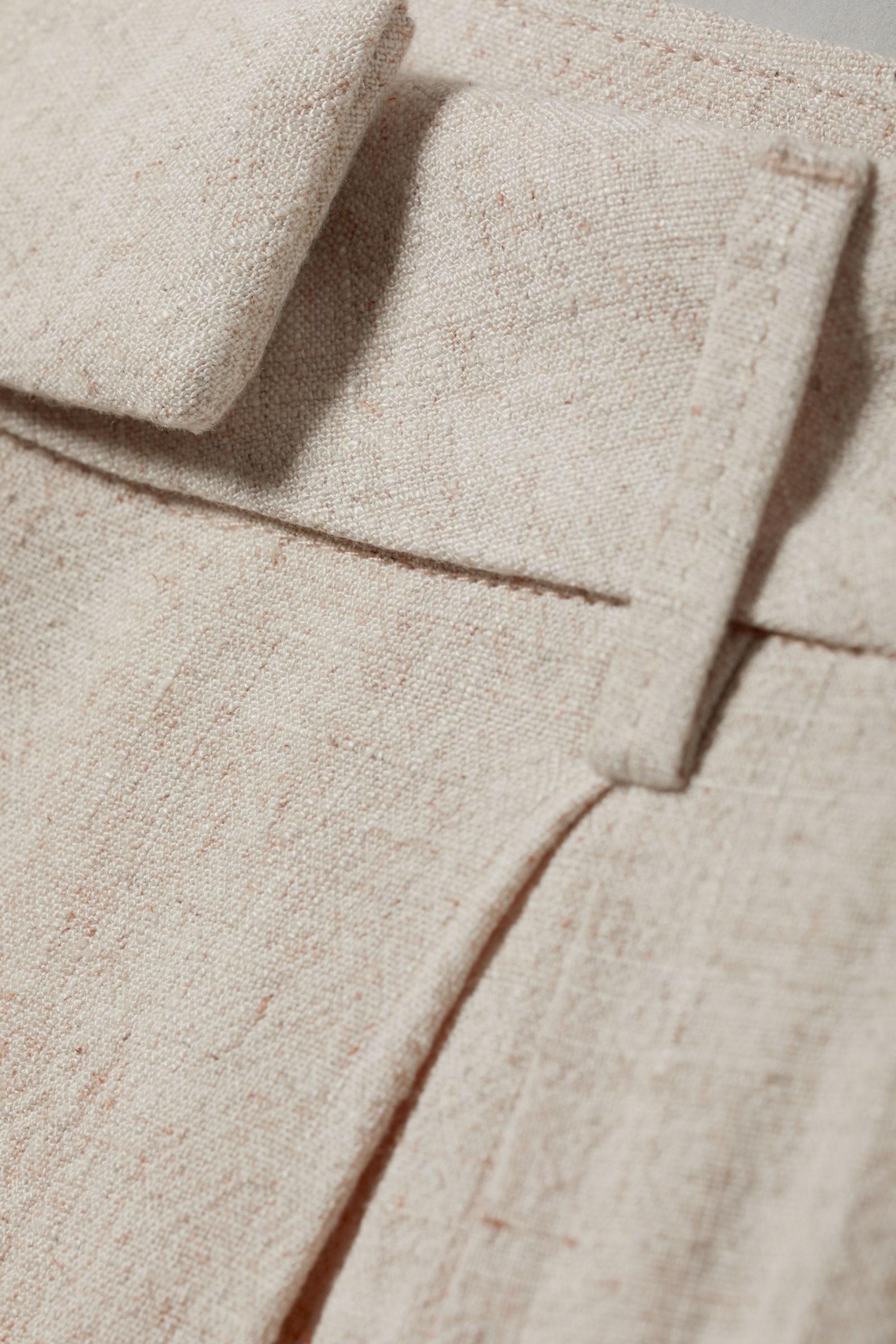 Beige clair - Pantalon en lin mélangé Lilah - 2