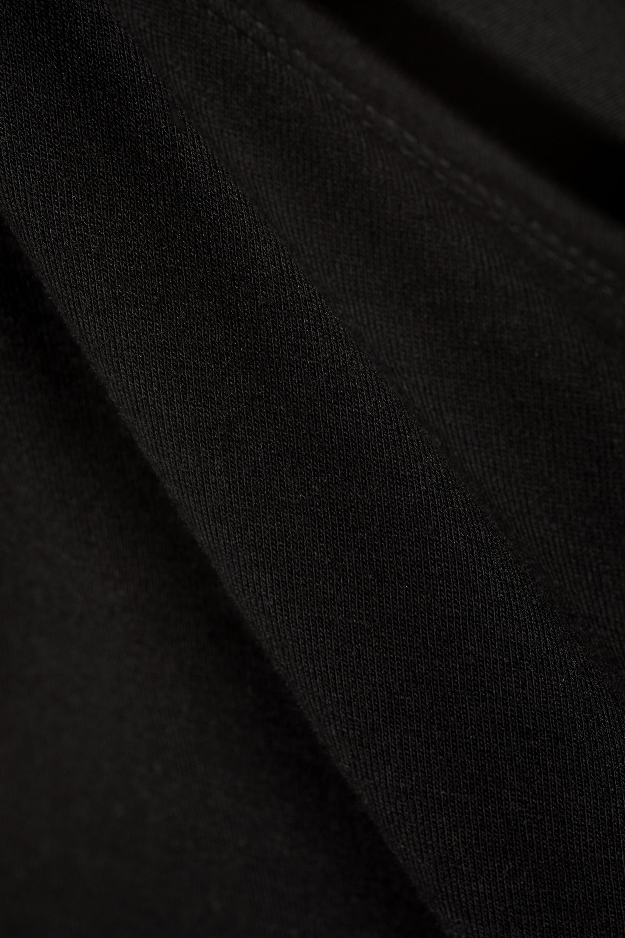 Black - Fitted Asymmetric Top - 1