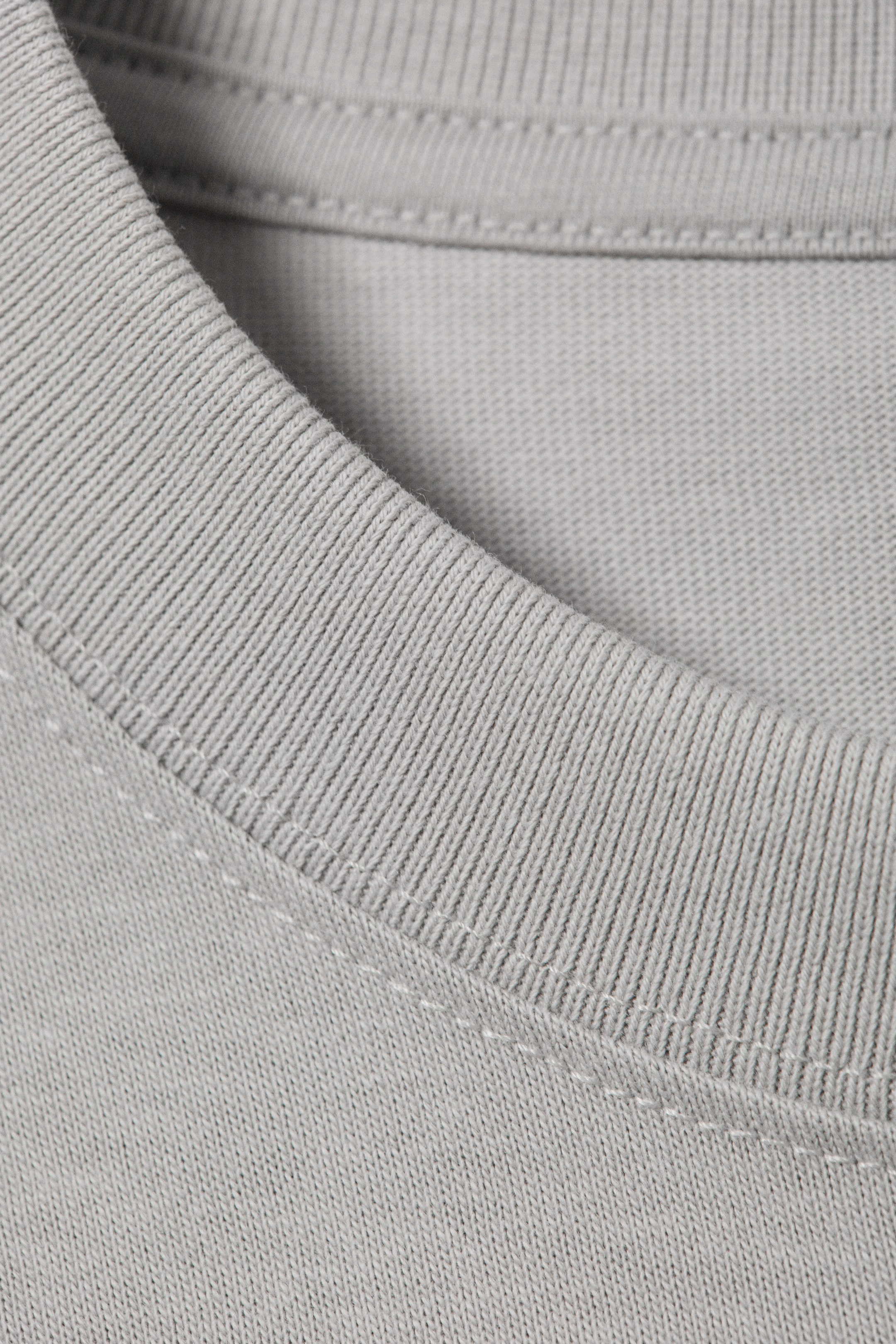 Ljus dimmig mullvad - Långärmad T-shirt med lös boxig passform - 4