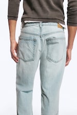 Ghost Blue - Light Blue - Mercury Mid Rise Relaxed Bootcut Jeans - 9
