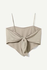 Beige - Armelle Scarf Top - 1