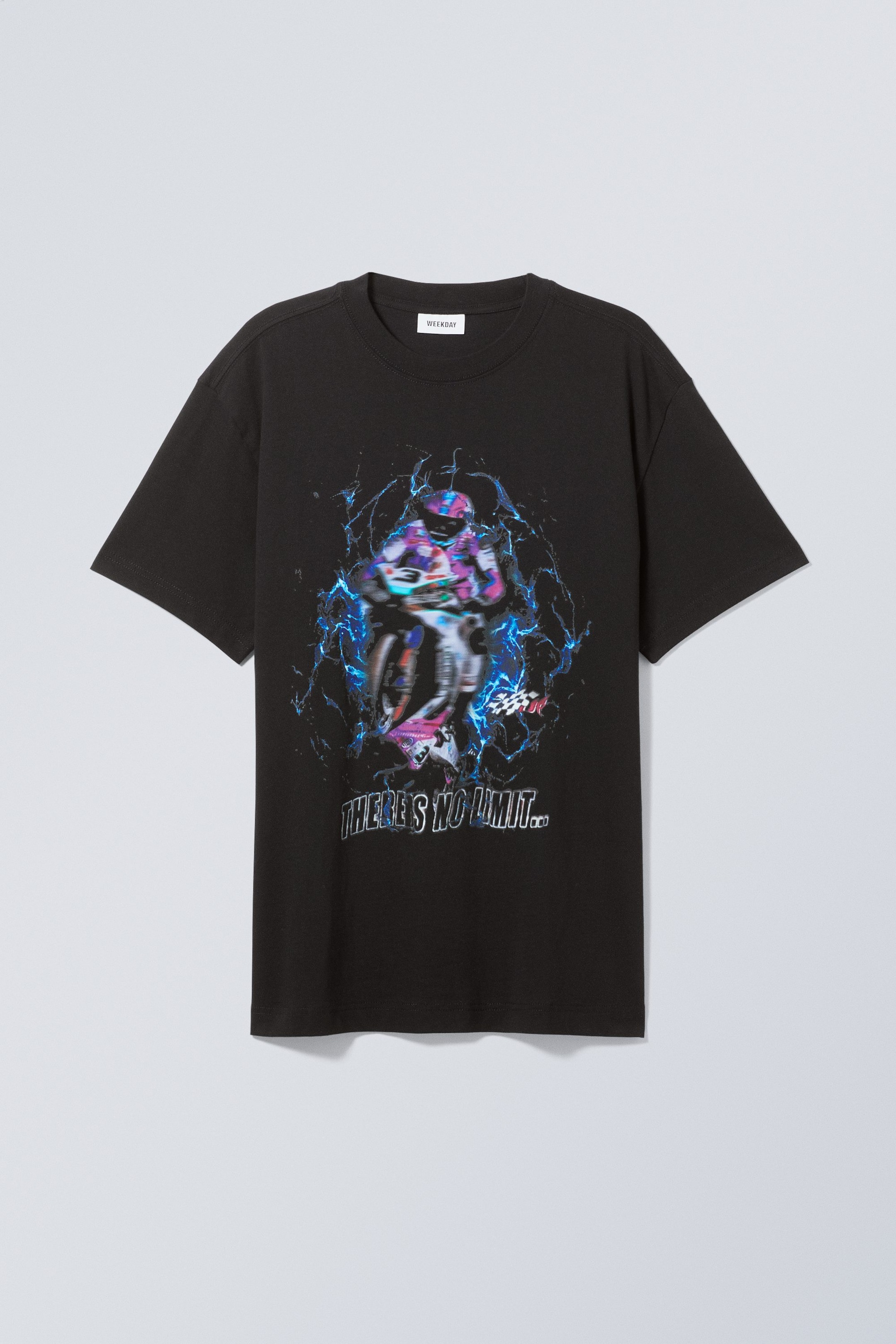 No Limit - Oversized-T-Shirt mit Grafikprint - 0