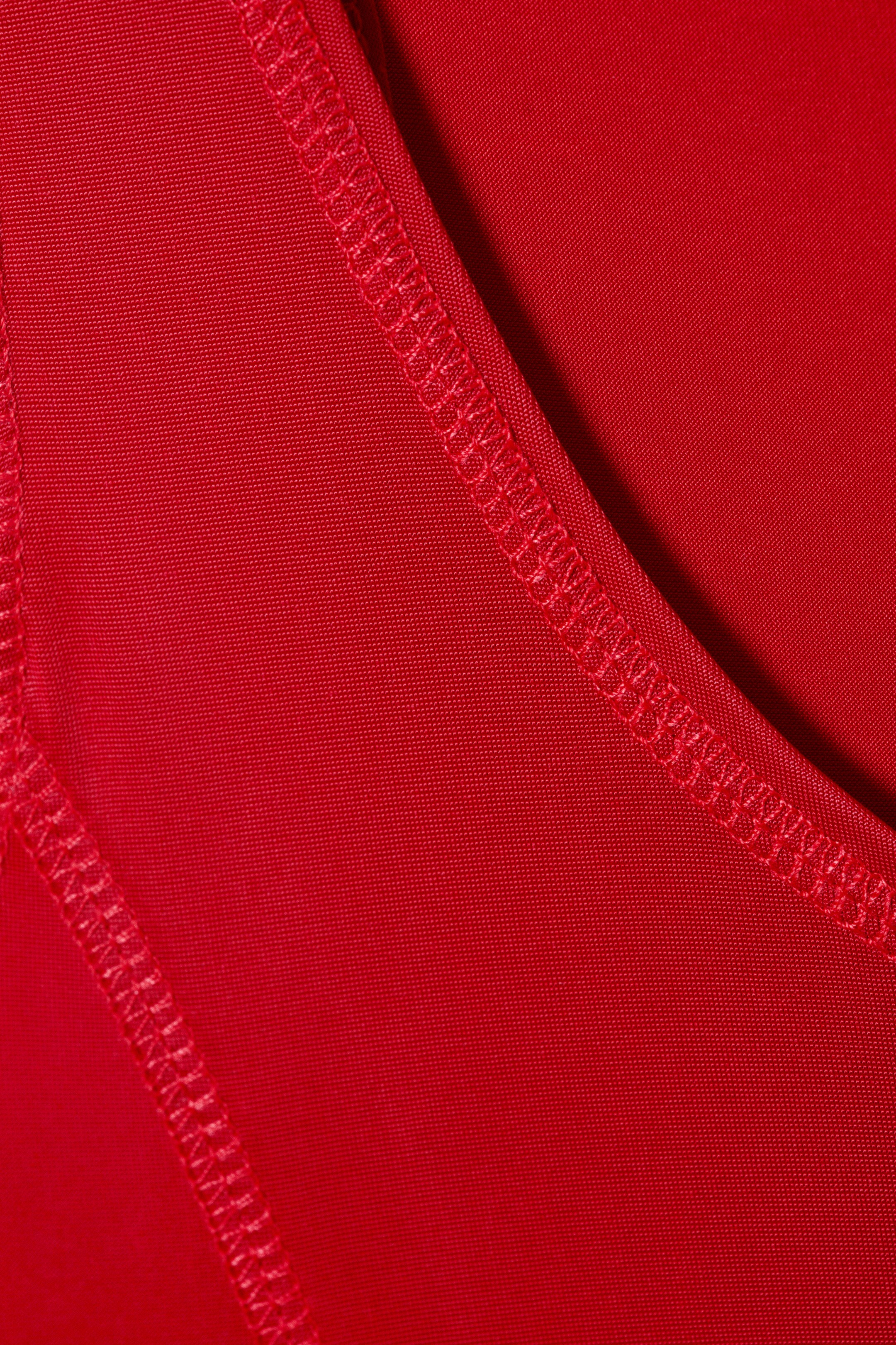 Ver imagen más grande: Maxivestido deportivo entallado y bajo acampanado - Rojo - MUJER | H&M ES 2