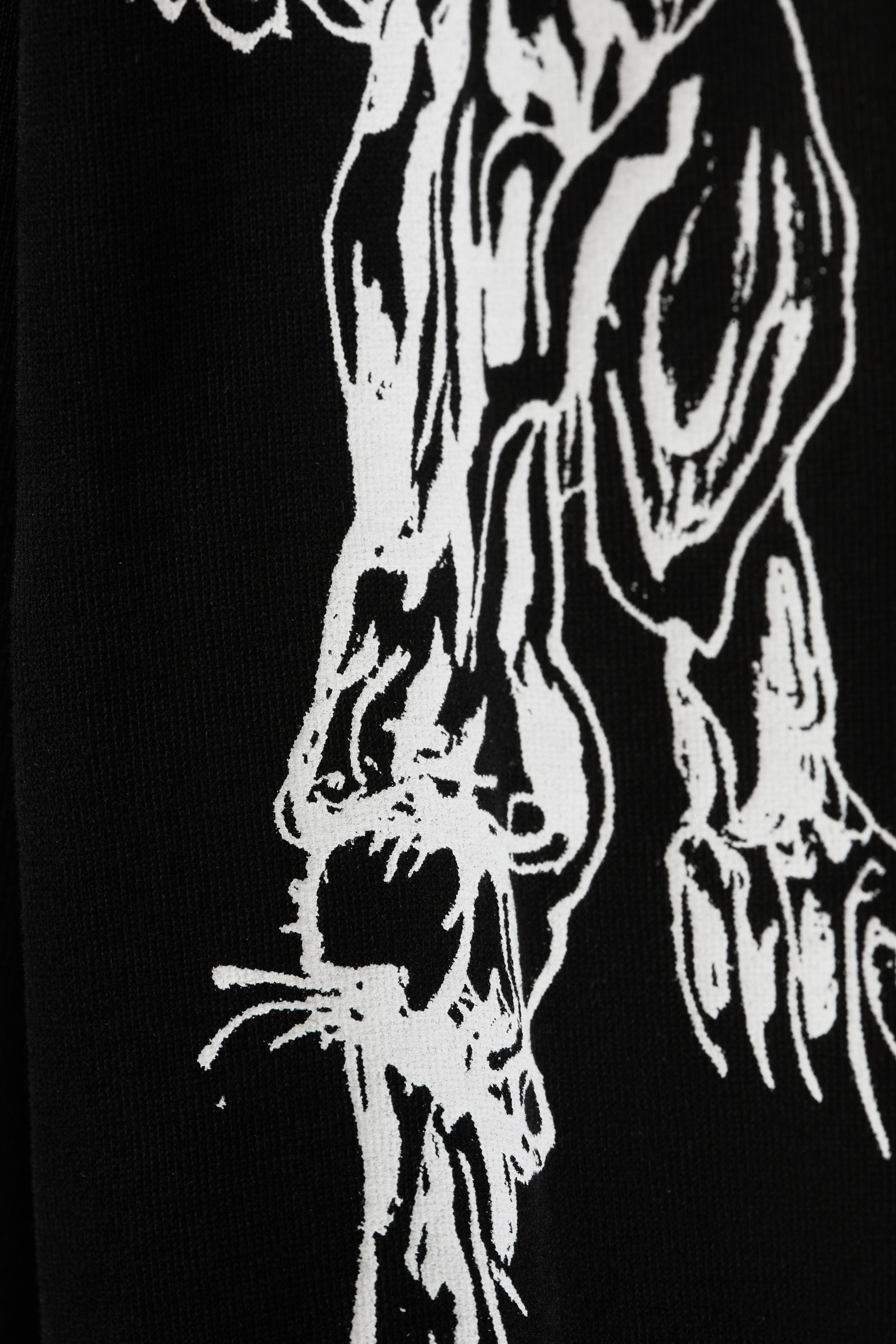 Black - Angry Panthers - Great Boxy Graphic Long Sleeve T-shirt - 4