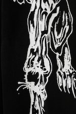 Schwarz - Angry Panthers - Kastiges Langarmshirt mit Grafikprint - 4