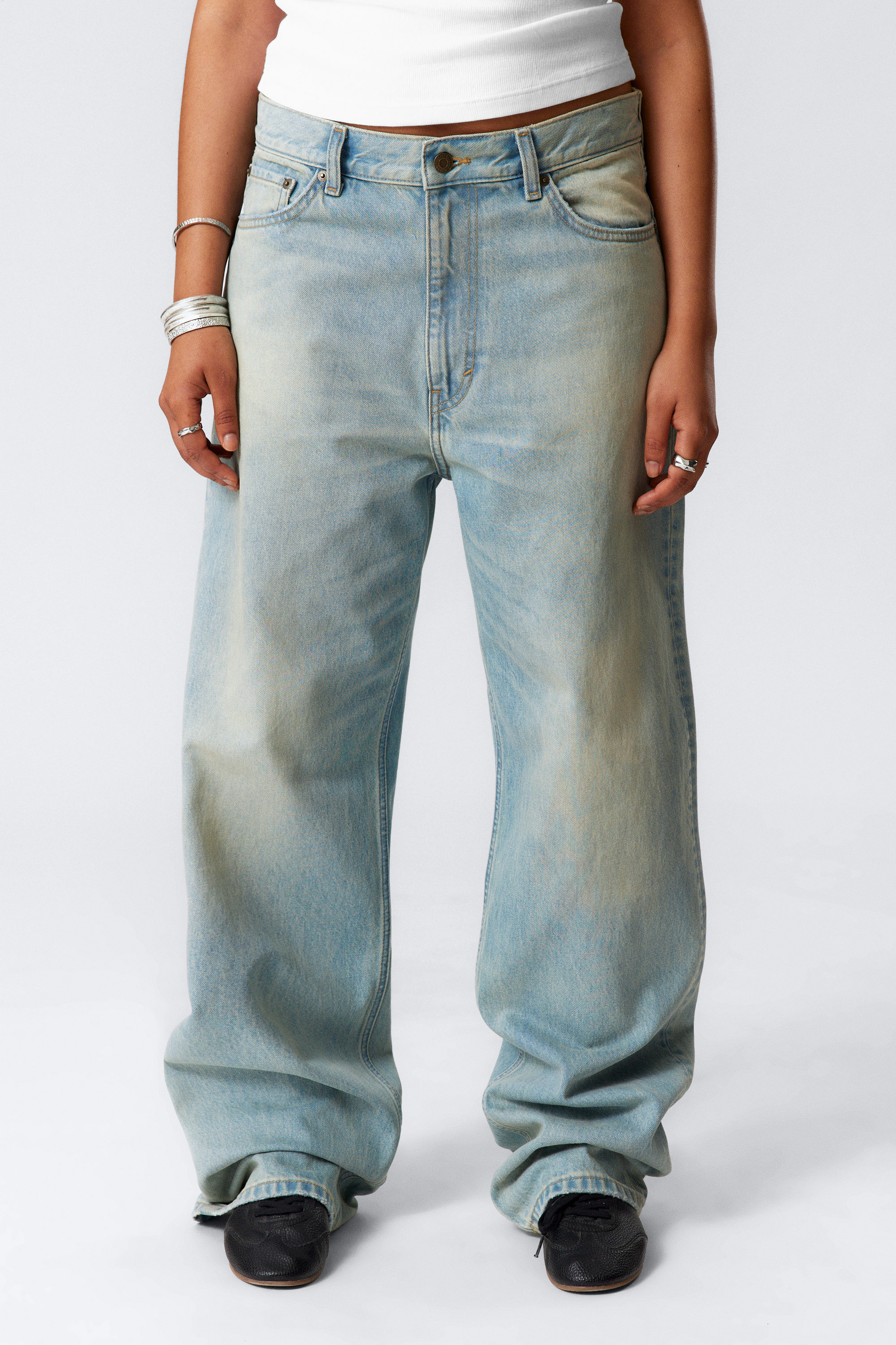 Port Blue - Hellblau - Galaxy Loose Straight Leg Jeans - 3