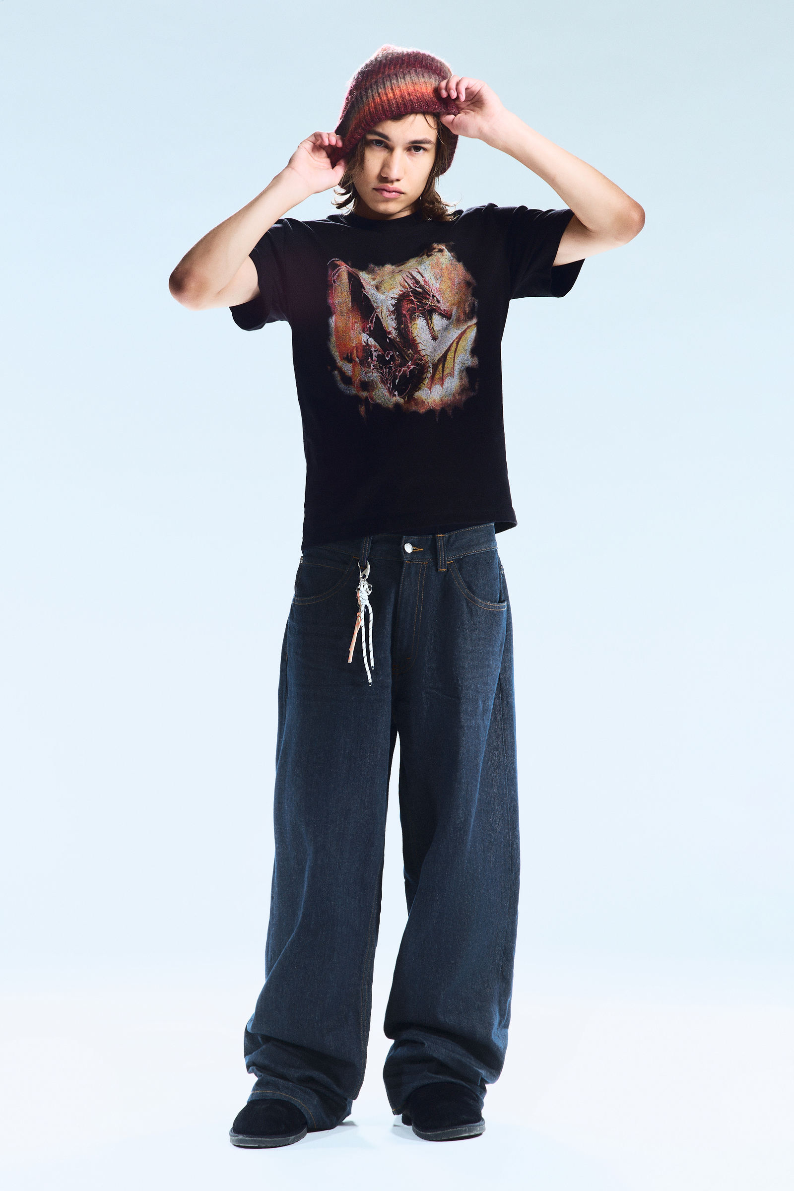 Looser Regular Waist Loose Straight Jeans