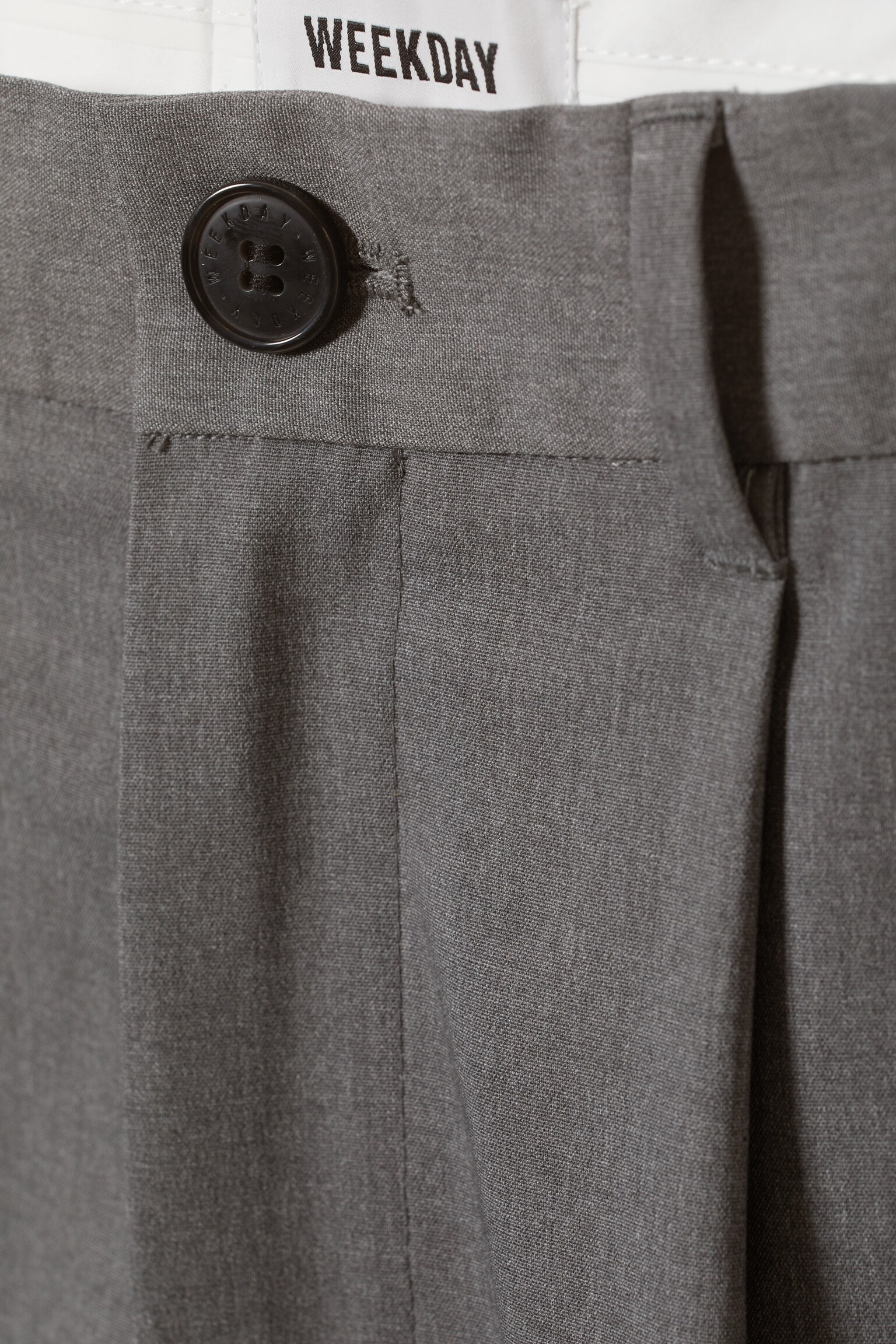 Uno Loose Suit Trousers - Dark Grey/Black/Maro închis/Gri cu dungi/Gri închis/Beige/Beige Melange - 2