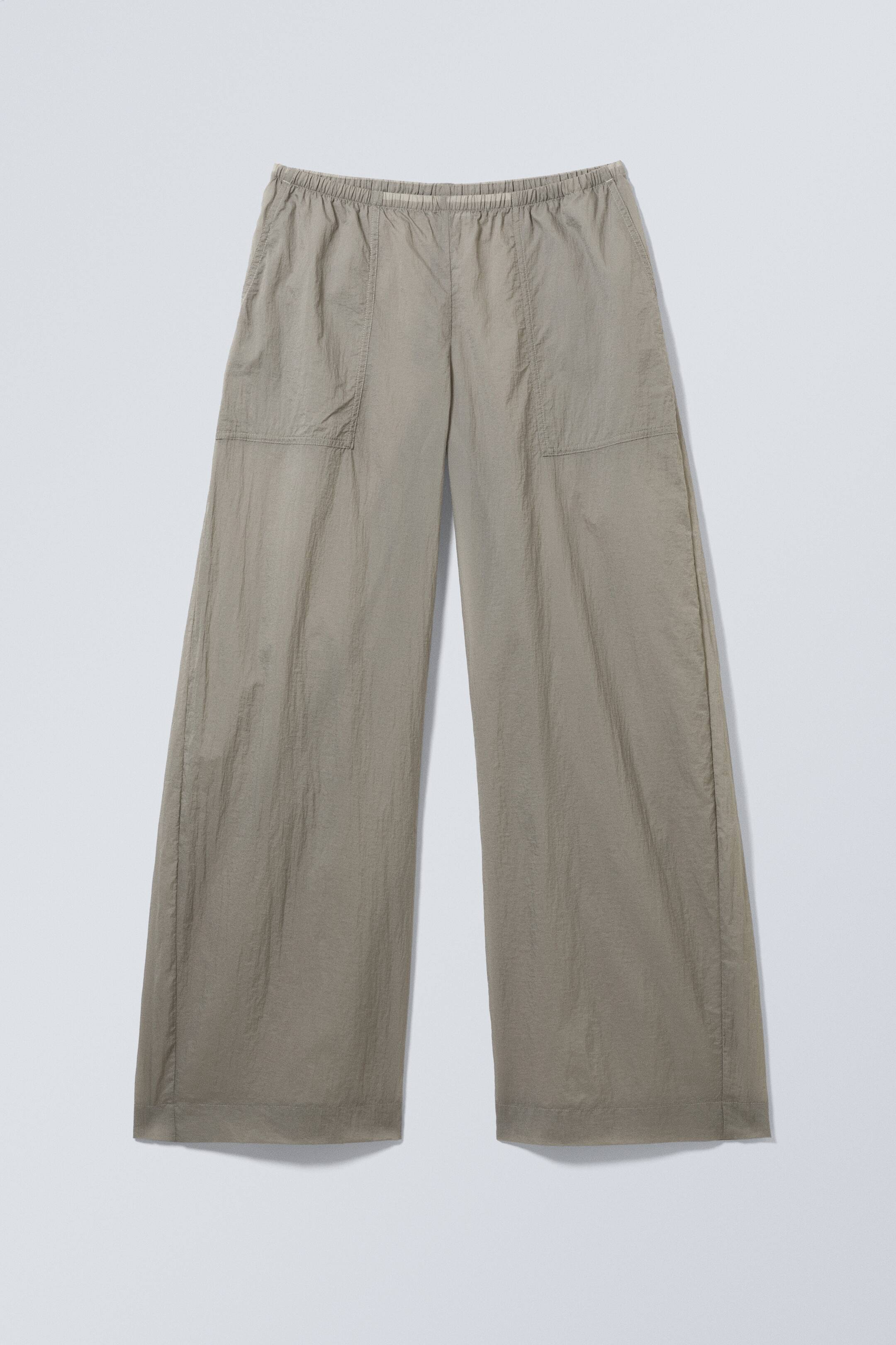Visa större bild: Transparenta nylonbyxor - Gråbeige - DAM | H&M SE 1