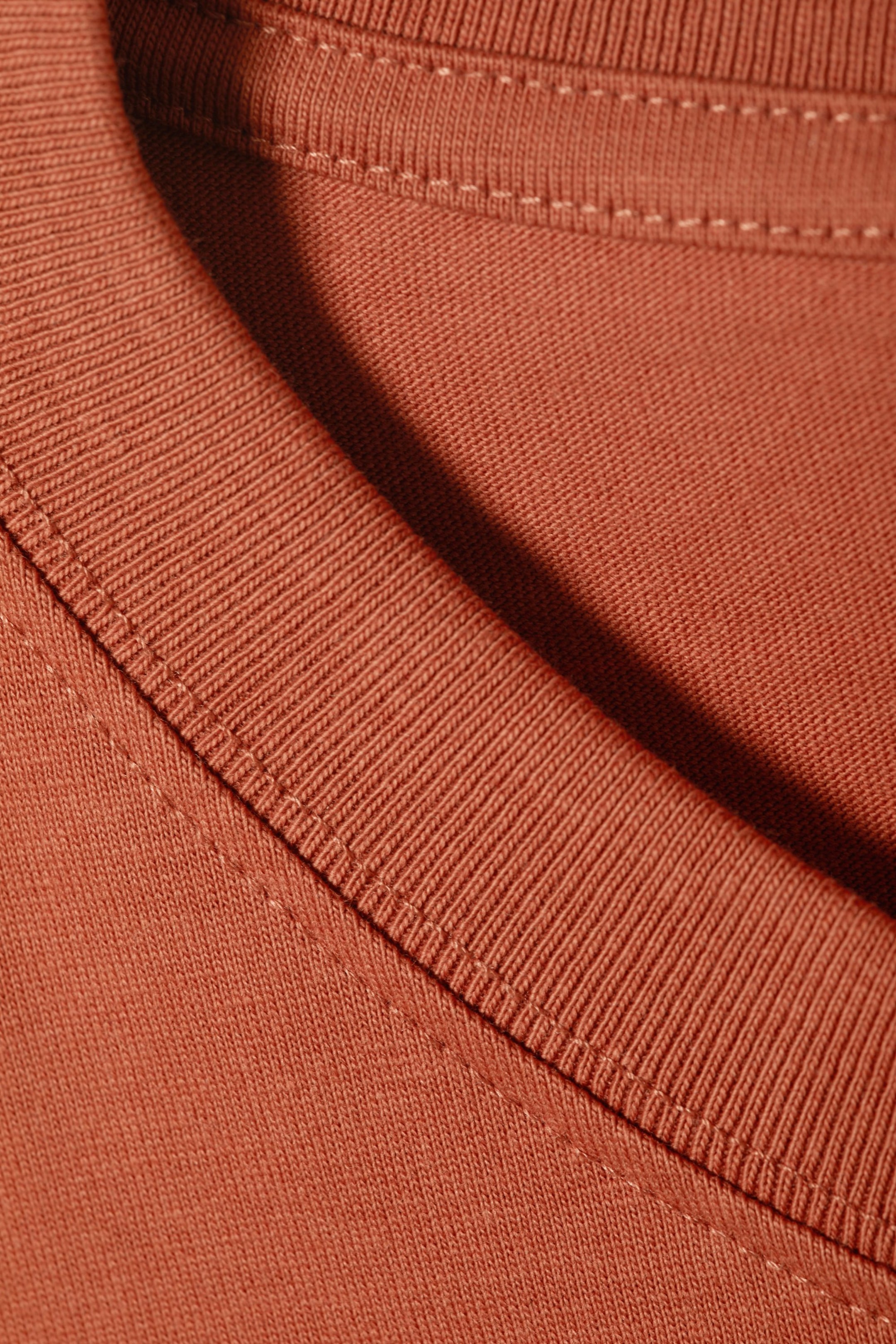 Dark Orange - Oversized Heavyweight T-shirt - 1
