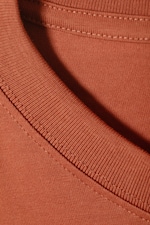 Dark Orange - Oversized Heavyweight T-shirt - 1