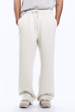 Helles Maulwurfsgrau - Locker geschnittene Scuba-Sweatpants - 1