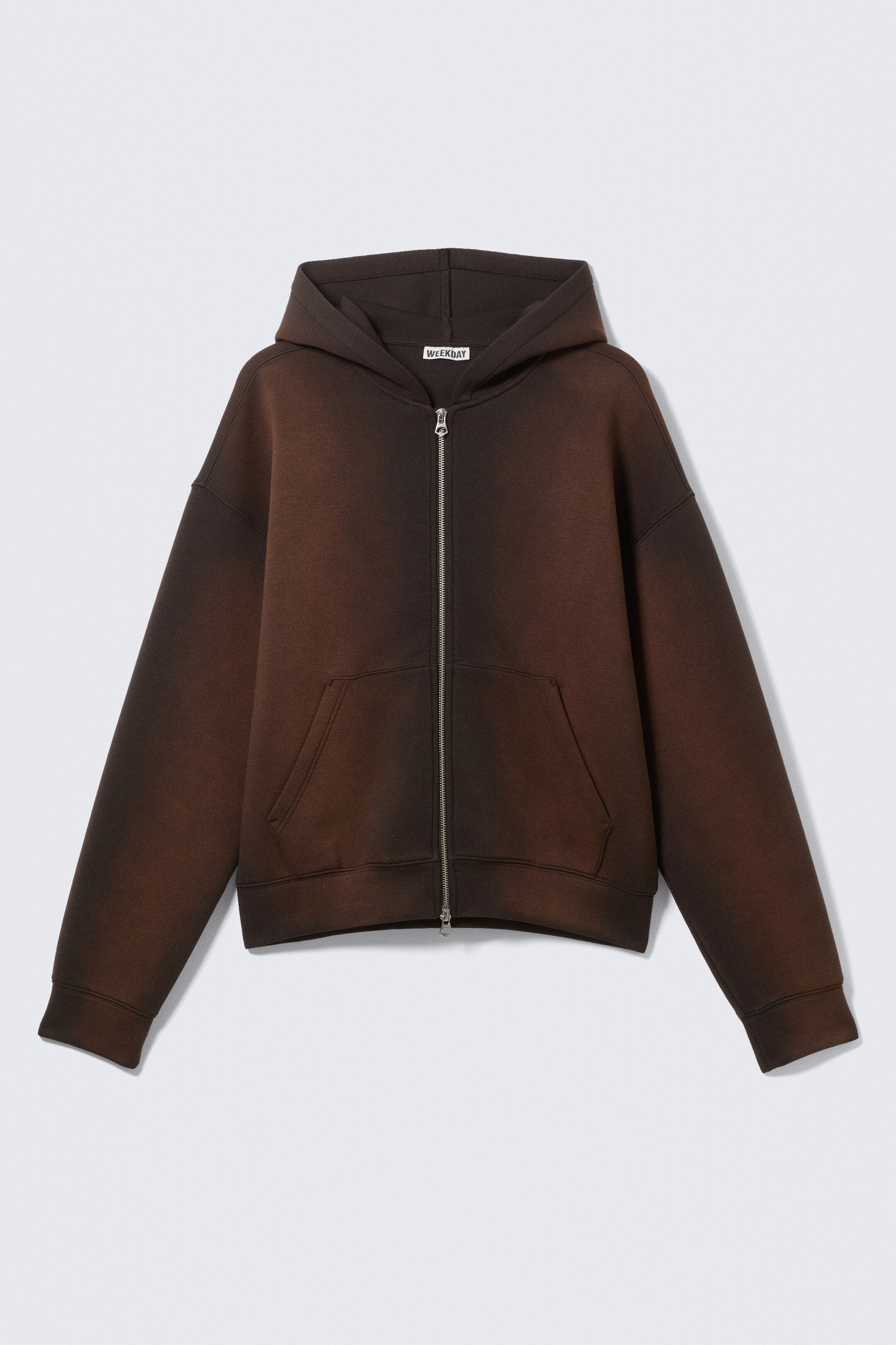 Zobacz większy obraz: Simon Washed Scuba Bluza z kapturem - Sprany Ciemnobrązowy - ON | H&M PL 6