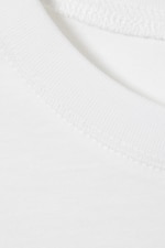 White - Relaxed Boxy Cotton T-shirt - 4