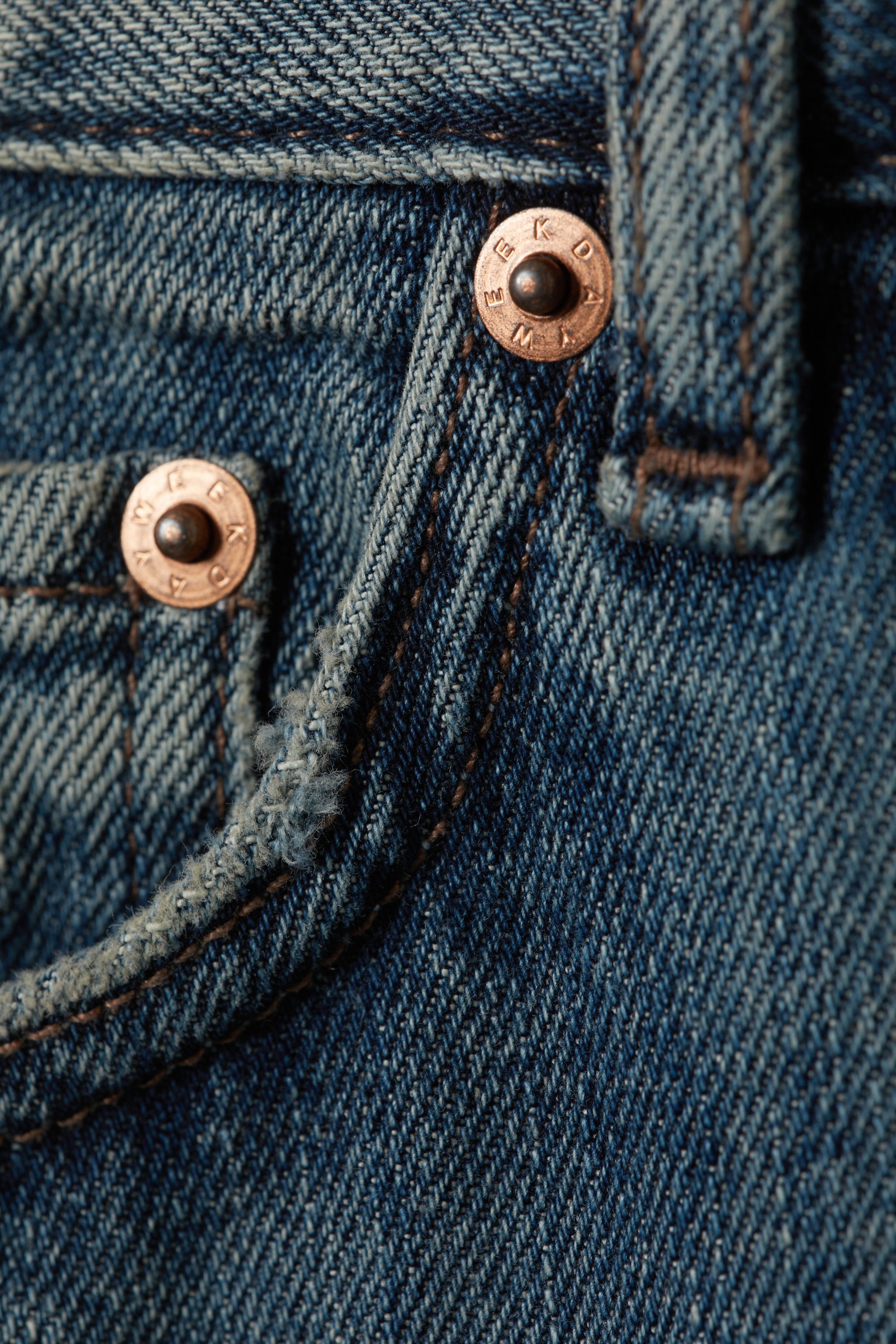 Second Blue - Mellanblå - Space Relaxed Straight Leg Jeans - 4